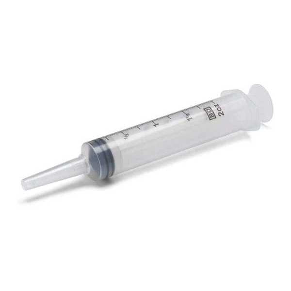 50Cc Calibrated Syringe W/Tape Red Tip