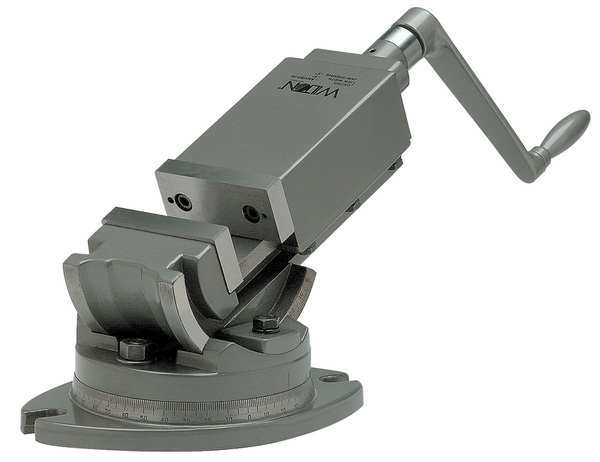 Angle Machine Vise, 1-5/16 Deep, 3 in Open