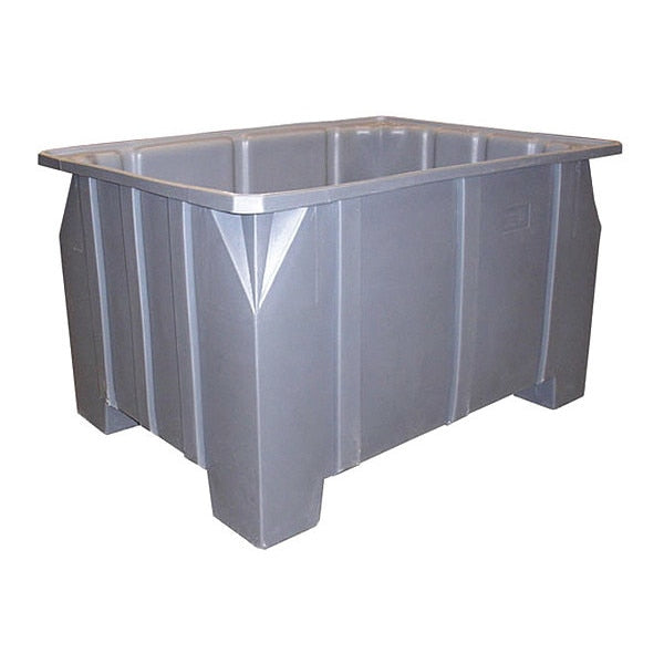 Gray Stacking Pallet Container 28" H