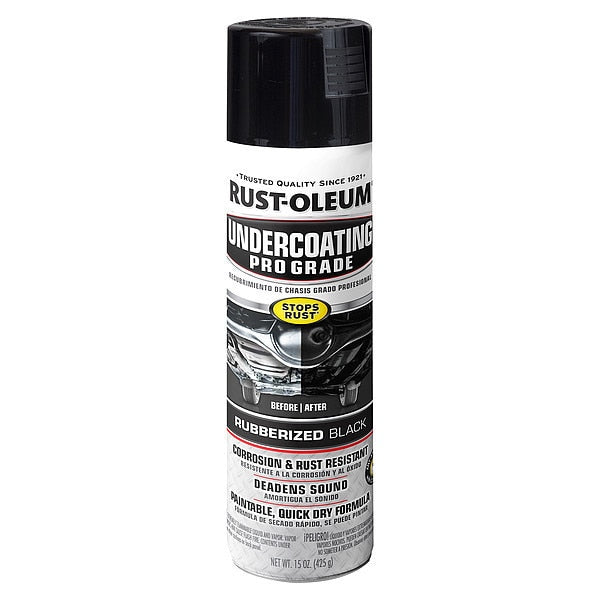 Rubberized Undercoating, Black, 15 oz