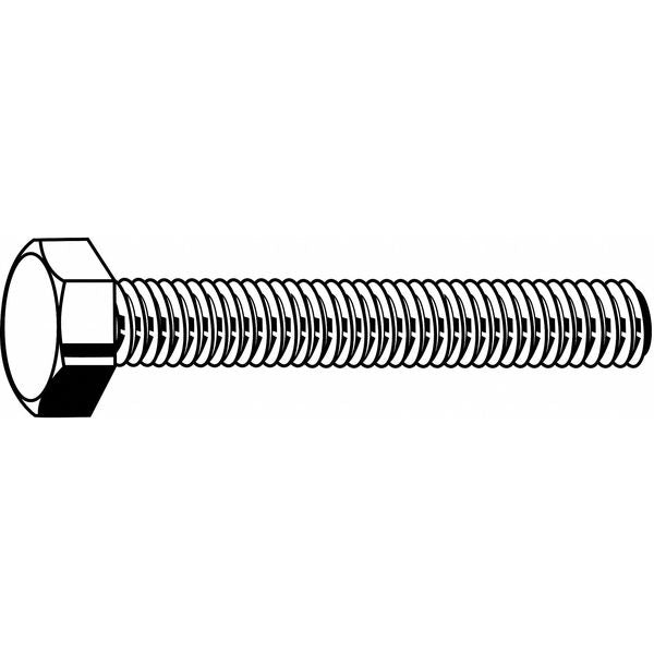 Class 10.9,  M16-2.00 Hex Head Cap Screw,  Black Oxide Steel,  40 mm L,  25 PK