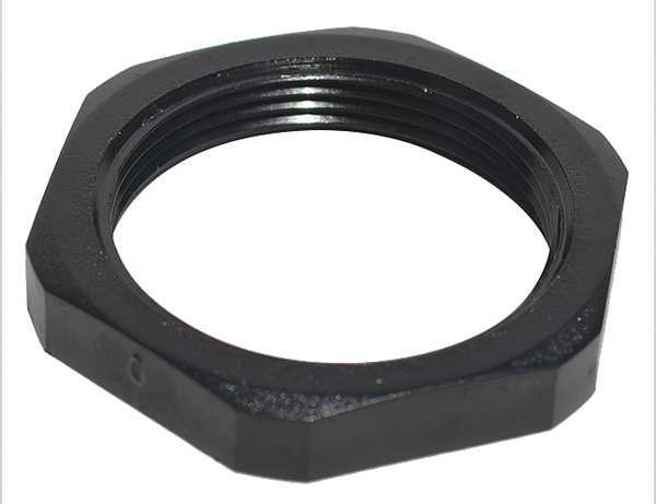 Lock Nut,  1/2",  Nylon,  10 PK