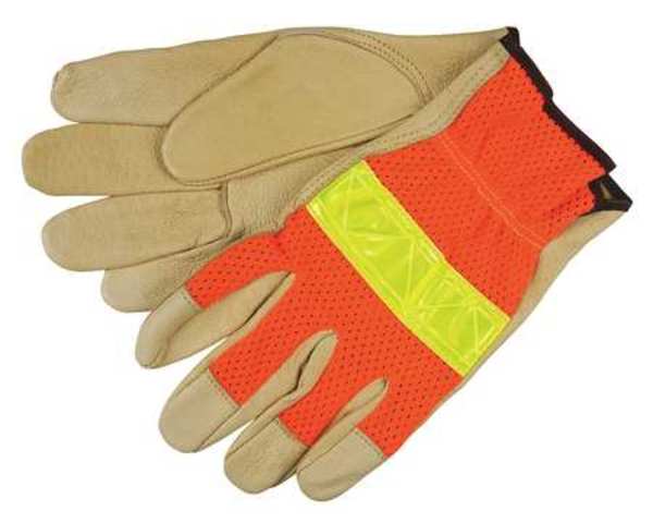 Leather Gloves, Beige, XL, PR