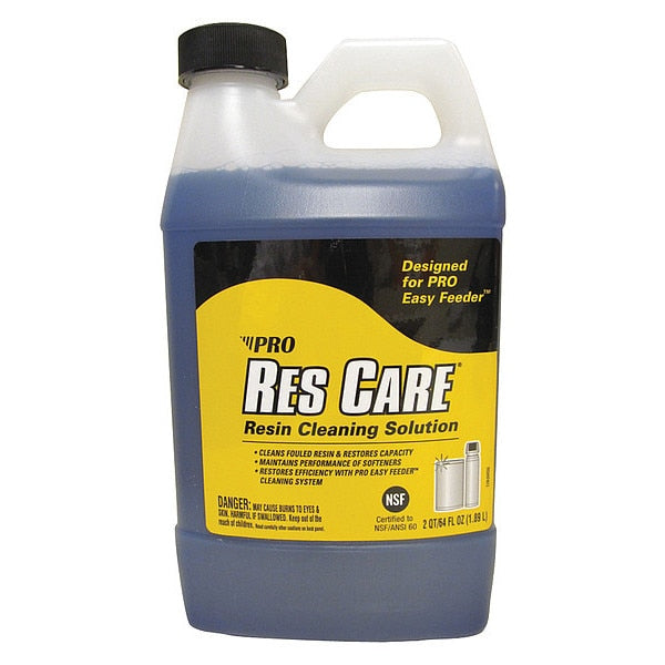 Water Softener Cleaner,  Res Care,  Removes Calcium,  Concentrated,  Liquid,  64 oz Bottle