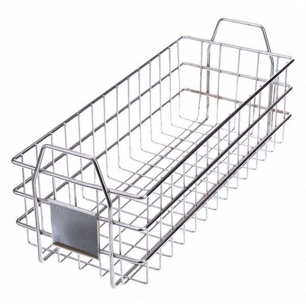 Chrome Basket, 18.5" x 7.5" x 5.5"