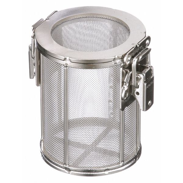 Mesh Basket with Latch on Lid, 3"x4"