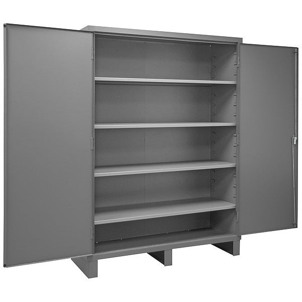 16 ga. ga. Steel Storage Cabinet,  60 in W,  84 in H,  Stationary