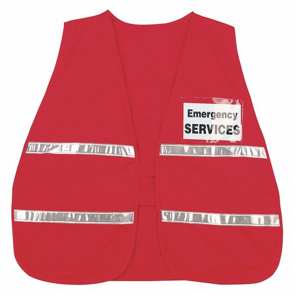 Incident Vest Red White Reflective