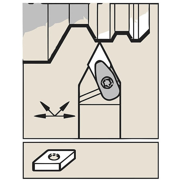 Toolholder, ISO, D-Style Clamping