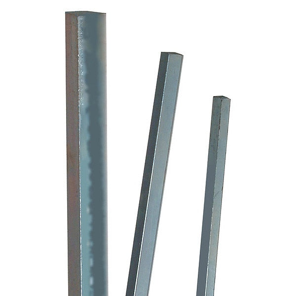 Machine Key,  Steel,  Plain,  5 mm L,  5 mm Sq