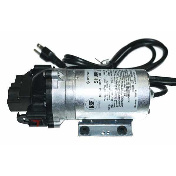 Booster Pump, 1/3 hp, 115V AC, 1 Phase, 3/8 in Barb Inlet Size, 1 Stage, 87 psi Max Pressure