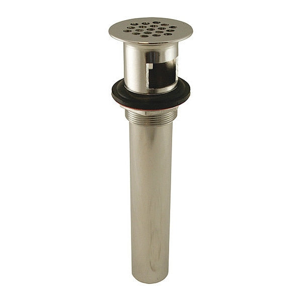 Drain: Brass; Tailpiece: Stainless Steel,  Grid Drain,  Lavatory Grid Drain