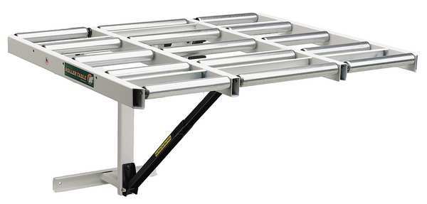 Outfeed Roller Table,  Aluminum,  200 lb.