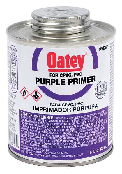 Primer, Low VOC, 16 oz., Purple