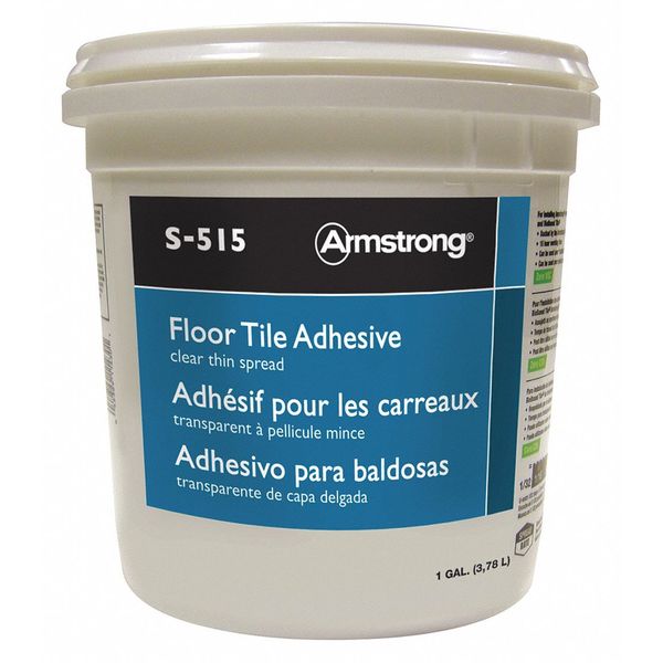 Tile Adhesive,  Tile Strong Series,  Cream,  1 gal,  Pail,  4 PK