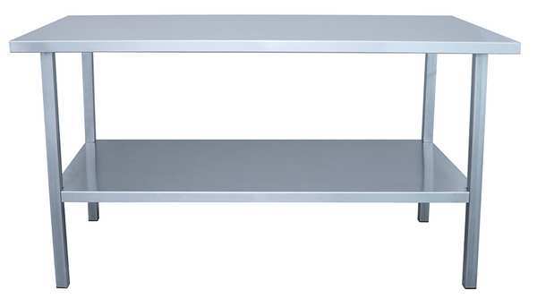 Workbenches,  Stainless Steel,  72" W,  34" Height,  1200 lb.,  Straight