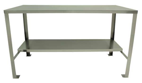 Workbenches,  Stainless Steel,  72" W,  35" Height,  1500 lb.,  Straight
