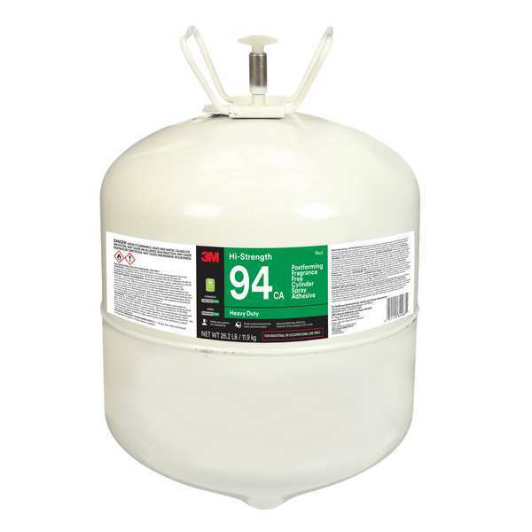 Spray Adhesive,  Hi-Strength 94CA Series,  Clear,  419.2 oz,  Tank