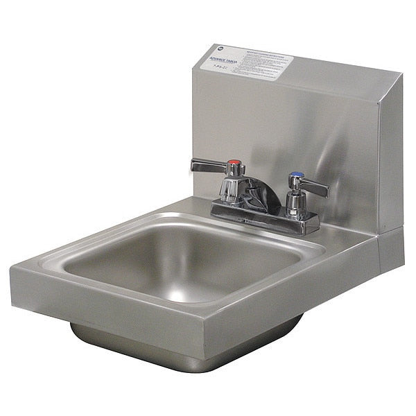 Stainless Steel Bathroom Sink,  With Faucet,  Bowl Size 9" x 9" x 5"