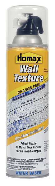 Wall Textured Spray Patch,  Sprays on Blue,  Dries White,  Orange Peel,  16 oz