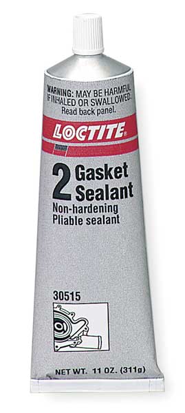 Slow Dry Flexible Cure Gasket Sealant,  7 oz,  Black,  Temp Range -65 to 400 Degrees F