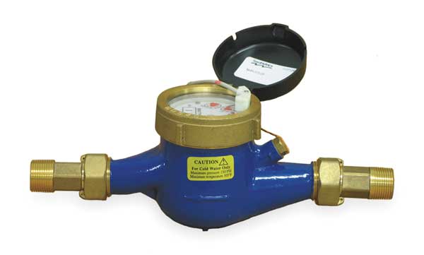 Flowmeter, 100 GPM, 150 PSI, 1.5 In, 1.0 PPG