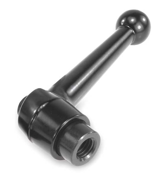 Adjustable Handle,  Size: 5 M12 Zinc,  Black Satin,  Comp: Steel