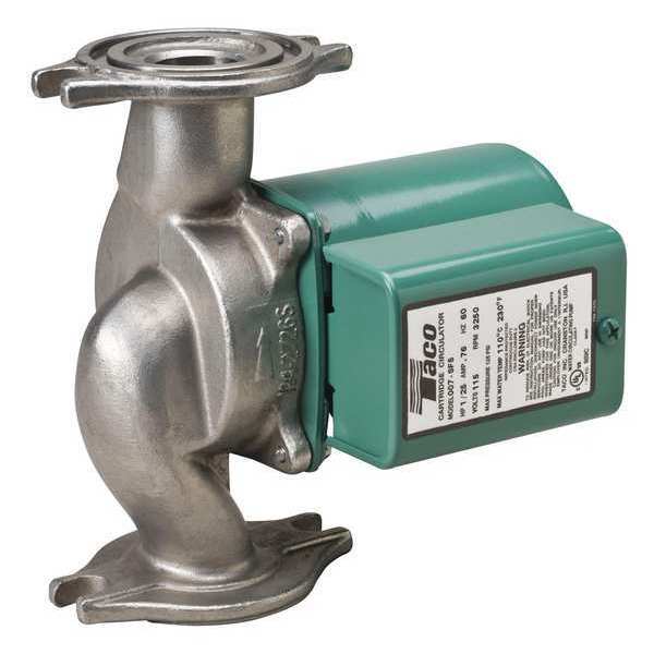 Potable Water Circulating Pump, 1/25 hp, 115V, 1 Phase, Flange Connection