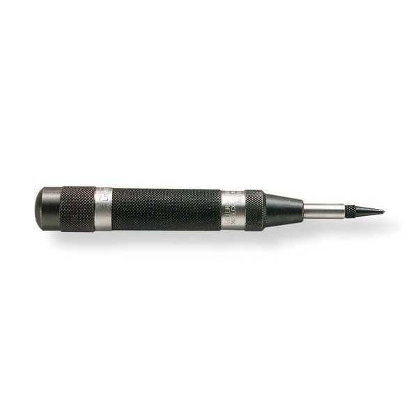 Automatic Center Punch,  Length 5 5/8 in,  Diameter 5/8 in,  Replaceable Point