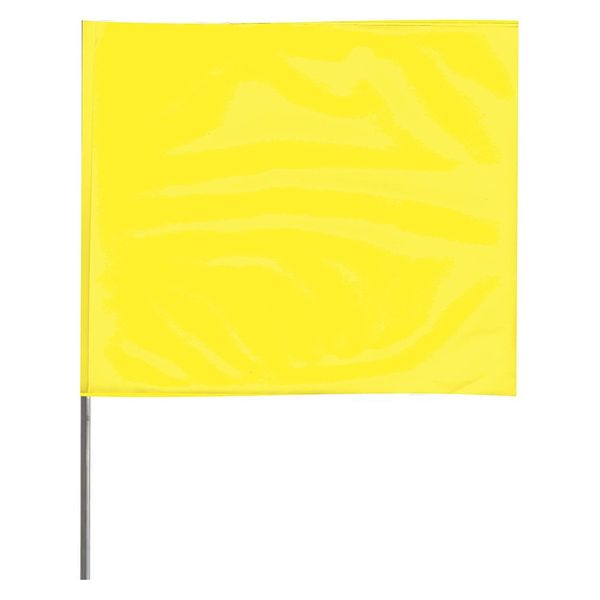 Marking Flag, Fluor Yellow, Vinyl, PK100