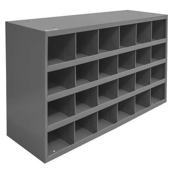 Pigeonhole Bin Unit,  24 Compartments,  12 in D x 23 7/8 in H x 33 3/4 in W