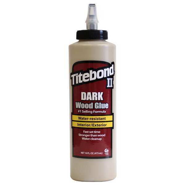 Wood Glue,  II Dark Series,  Light Brown,  24 hr Full Cure,  16 oz,  Bottle