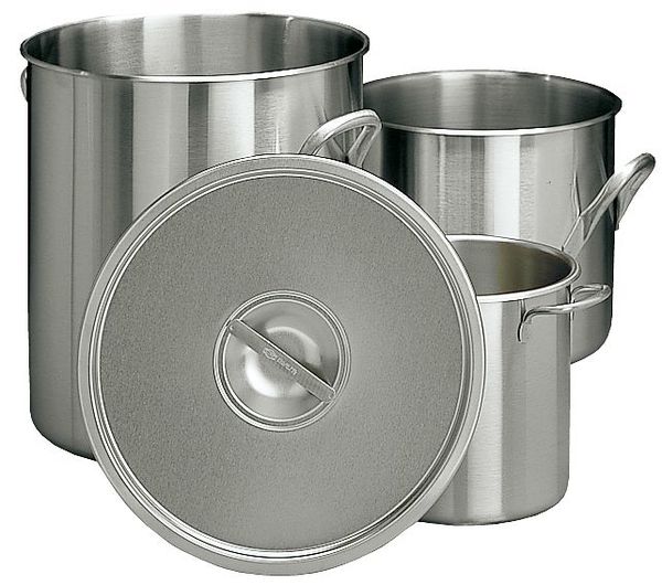 Silver Stainless Steel Container Lid