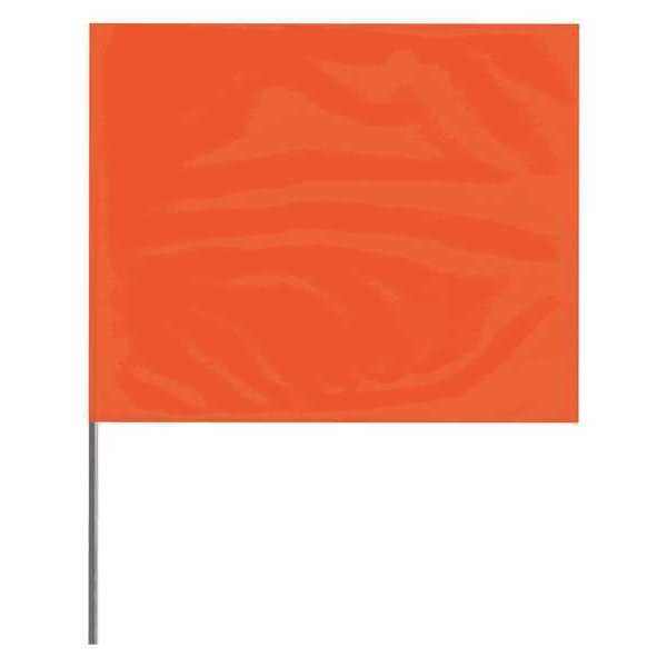 Marking Flag, Orange, Blank, PVC, PK100