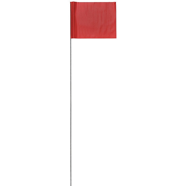 Marking Flag, Red, Blank, PVC, PK100