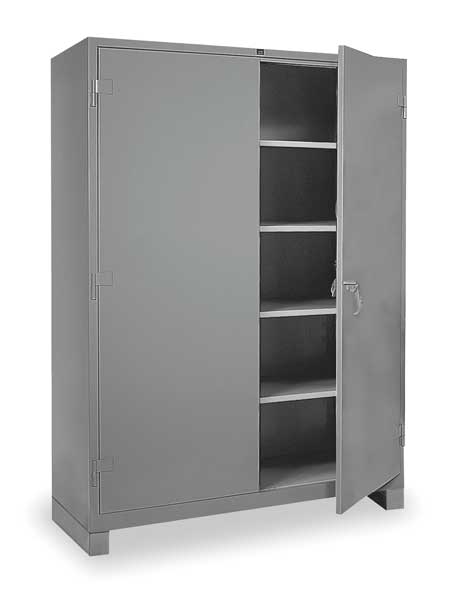 14 ga. ga. Steel Storage Cabinet,  60 in W,  82 in H,  Stationary