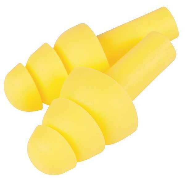 AirSoft Reusable Corded Ear Plugs,  Flanged Shape,  NRR 27 dB,  100 Pairs