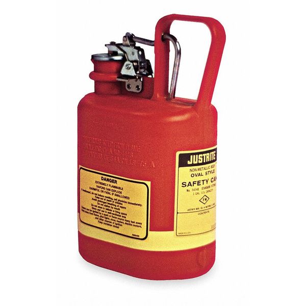 1 gal. Red Polyethylene Type I Safety Can for Flammables