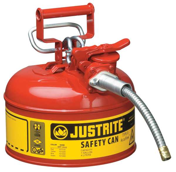 1 gal. Red Steel Type II Safety Can for Flammables