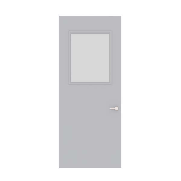 Swing Swing Door,  84 in H,  36 in W,  Gray