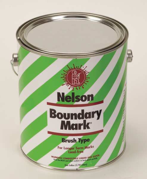 Boundary Marking Paint,  1 gal.,  Red,  Water -Based