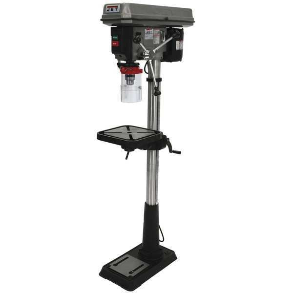 Floor Drill Press,  Belt Drive,  3/4 hp,  115/230 V,  15 in Swing,  16 Speed