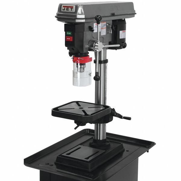 Bench Drill Press,  Belt Drive,  3/4 hp,  115/230 V,  15 in Swing,  16 Speed