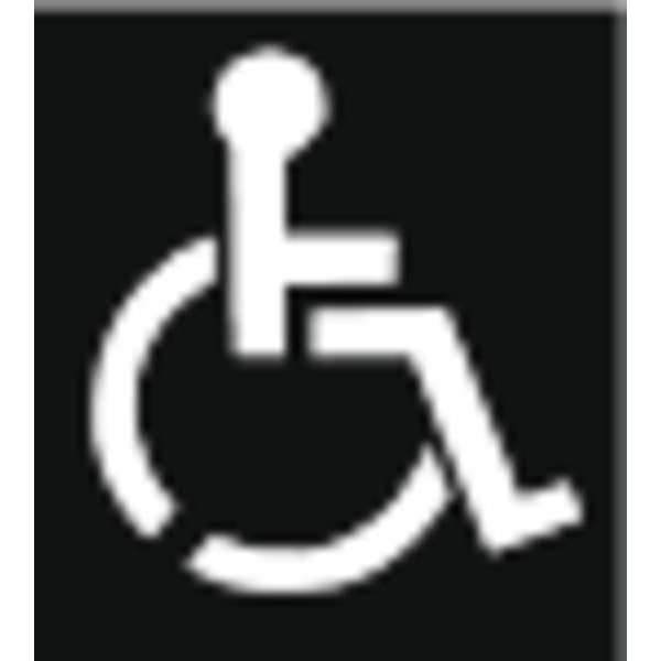 Parking Lot Symbol, Disabled, Plastic