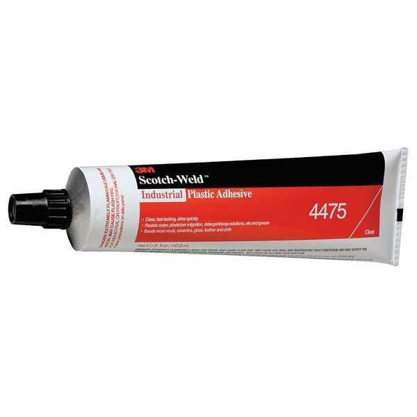 Plastic Adhesive,  4475 Series,  clear,  5 oz,  Tube