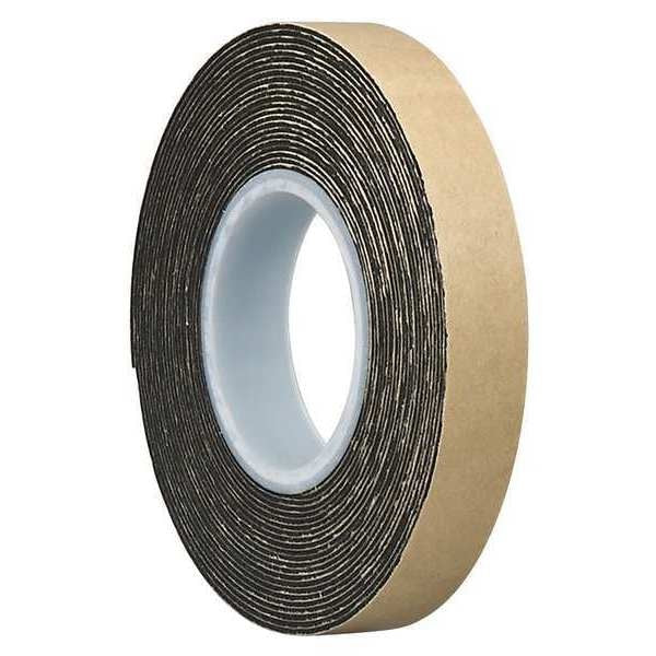 3M 4492B Double Coated Foam Tape 0.75" x 5yd,  Black