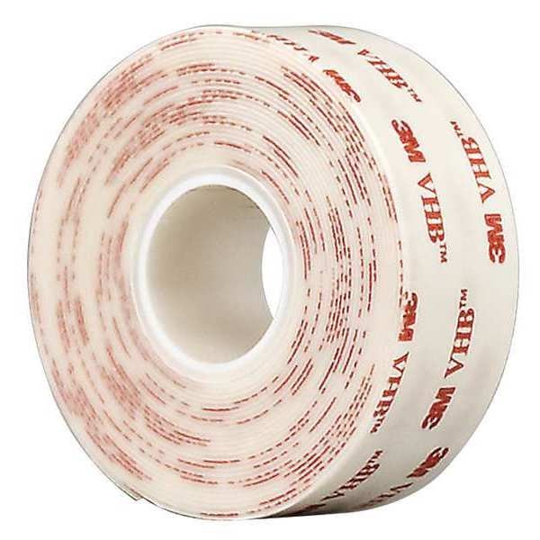 3M 4930 VHB Tape 1" x 5yd,  White,  25 mil