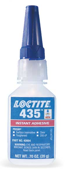 Instant Adhesive,  435 Series,  Clear,  0.7 oz,  Bottle