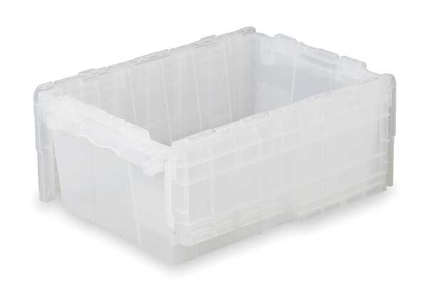 Translucent Attached Lid Container,  Plastic