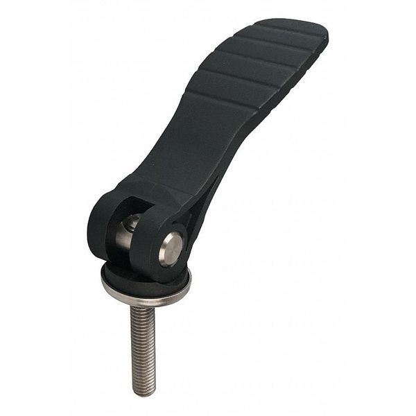 Cam Lever Adjustable,  Black Plastic,  Steel Components,  Size: 2 3/8-16X50,  A=100,  B=33